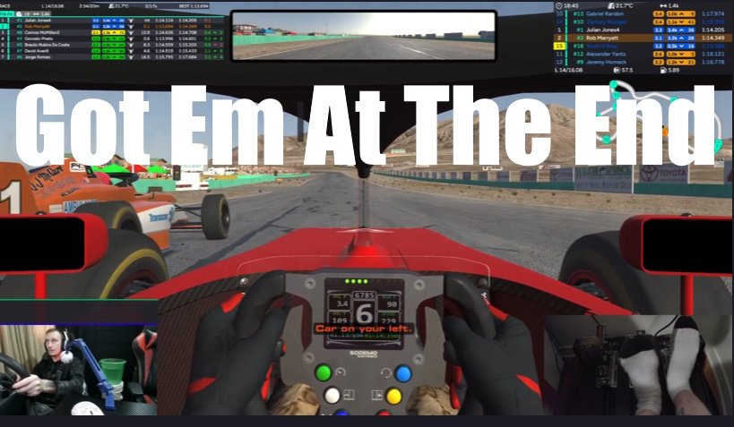F4 race at willow springs First Place Finish On Iracing