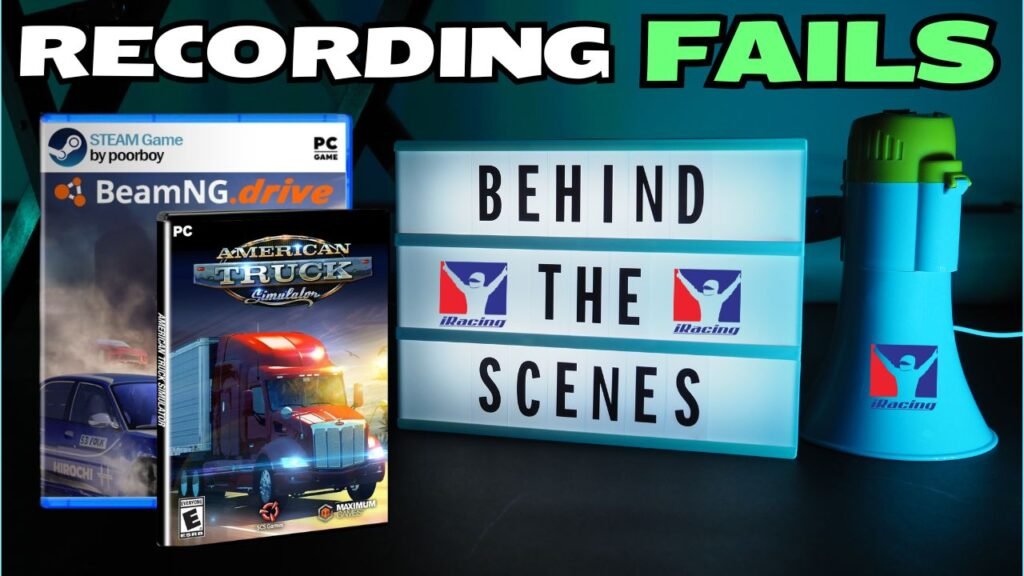 Recording Fails BeamNg, iRacing & American Truck Simulator